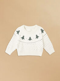 Christmas Tree Fair Isle Sweater by Rylee + Cru - TULLABEE