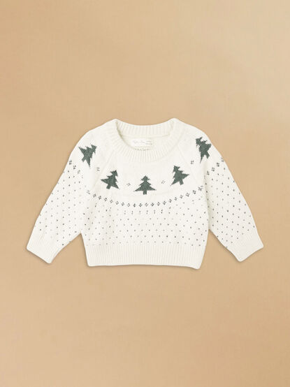 Christmas Tree Fair Isle Sweater by Rylee + Cru - TULLABEE