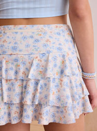 Bloom Tier Skort Detail 4 - TULLABEE