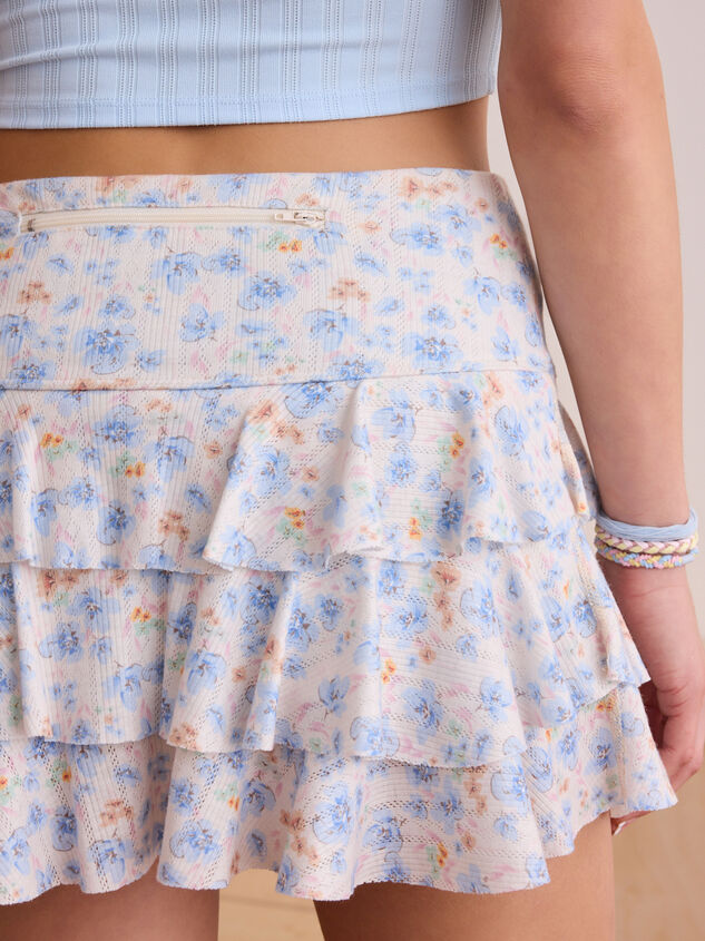 Bloom Tier Skort Detail 4 - TULLABEE