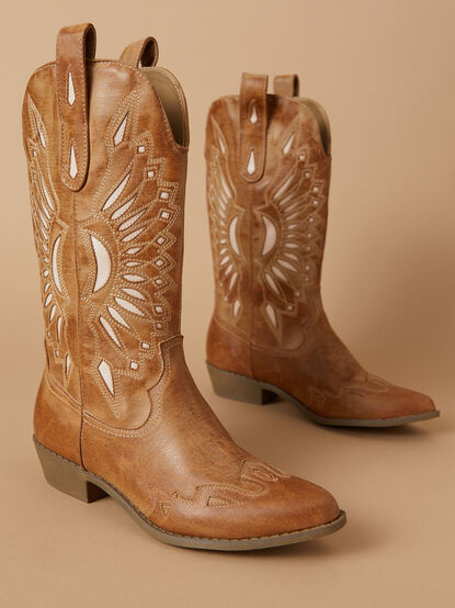Bandera Cutout Western Boot - TULLABEE
