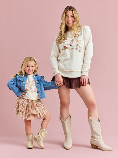 Cowgirl Cutie Mama Sweatshirt - TULLABEE