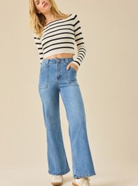Annabelle Wide Leg Jean - TULLABEE