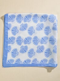 Shelly Sea Silk Scarf Detail 3 - TULLABEE