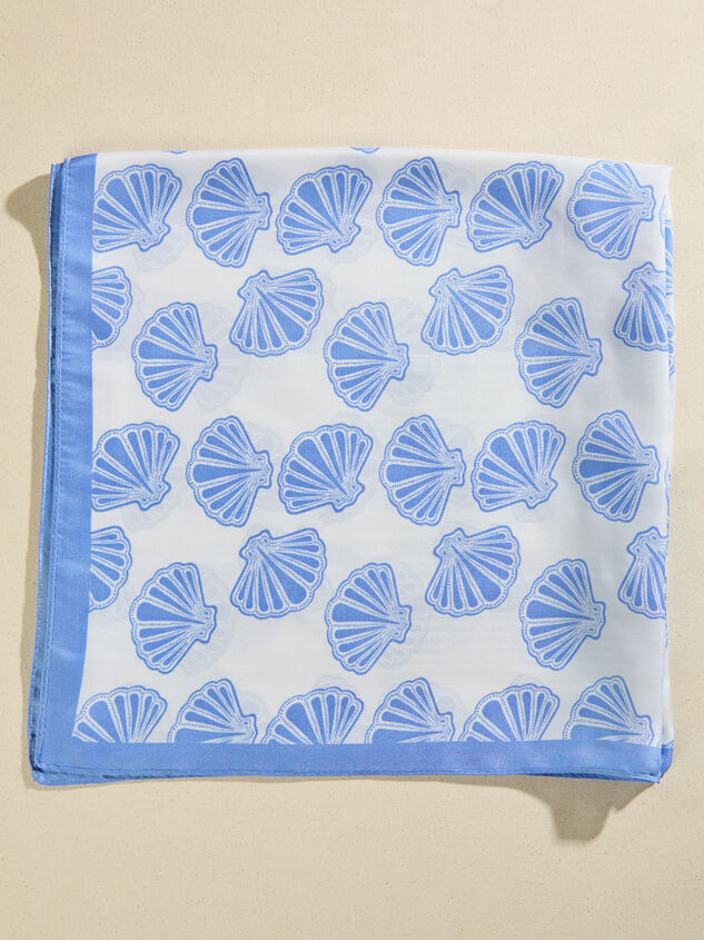 Shelly Sea Silk Scarf Detail 3 - TULLABEE