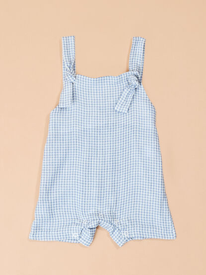 Lyle Gingham Knot Shortall - TULLABEE