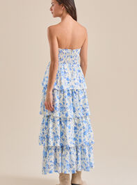 Halina Floral Maxi Dress Detail 5 - TULLABEE