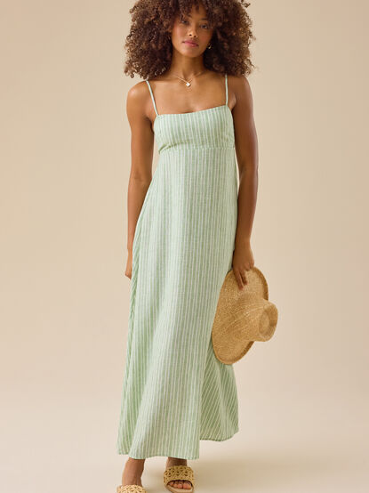 Kat Striped Maxi Dress - TULLABEE
