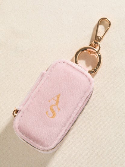 Velvet Jewelry Box Keychain With Necklace - TULLABEE