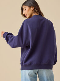 USA Embroidered Mock Neck Detail 4 - TULLABEE