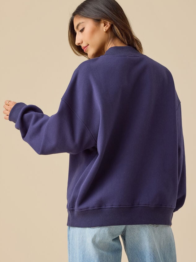 USA Embroidered Mock Neck Detail 4 - TULLABEE