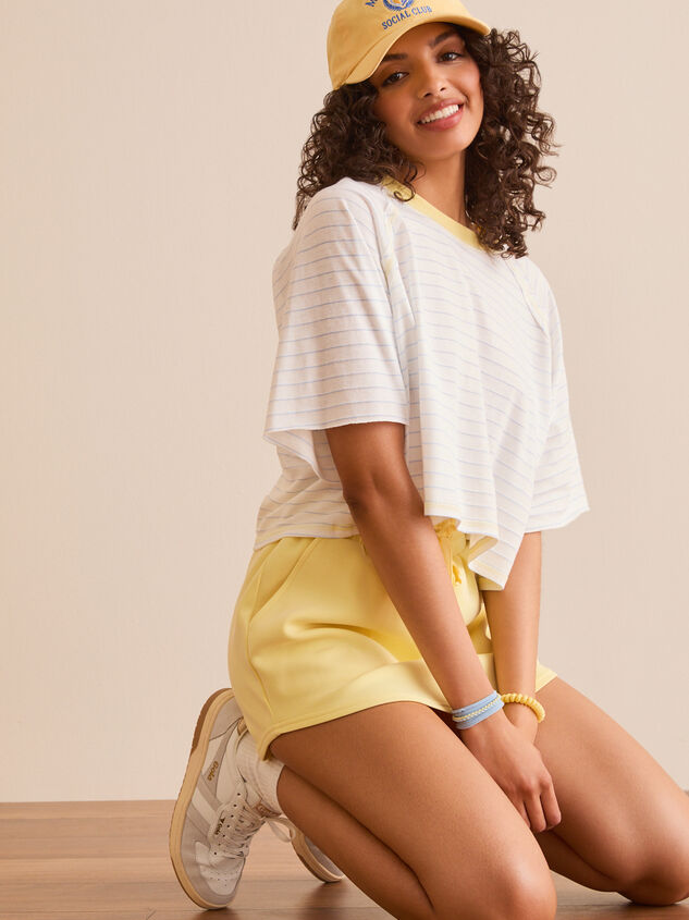 Reset Striped Boxy Tee - TULLABEE