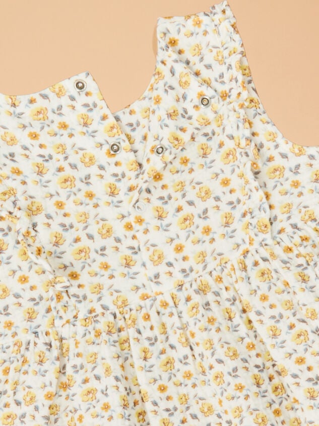 Sunshine Rose Ruffle Tank Set Detail 5 - TULLABEE