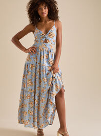 Kehlani Floral Maxi Dress Detail 4 - TULLABEE