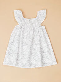 Amy Floral Toddler Dress Detail 3 - TULLABEE