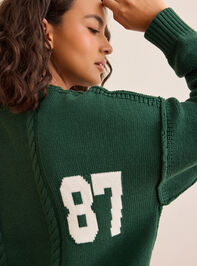 Varsity 87 Pullover Detail 2 - TULLABEE
