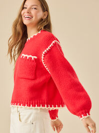 Nila Whipstitch Sweater Detail 5 - TULLABEE