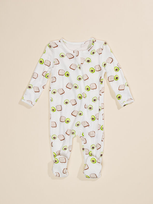 Avocado Toast Footed Sleeper - TULLABEE