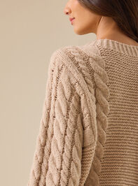 Valerie Cable-Knit Sweater Detail 5 - TULLABEE