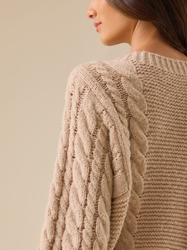 Valerie Cable-Knit Sweater Detail 5 - TULLABEE