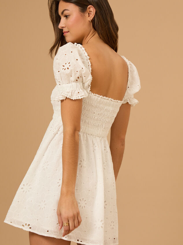Adeline Mini Dress Detail 4 - TULLABEE