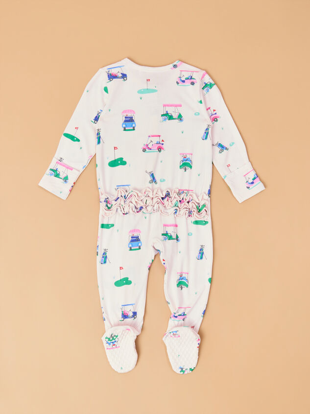 Vivian Vintage Golf Ruffle Footie Detail 4 - TULLABEE