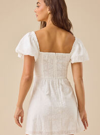 Lauren Puff Sleeve Dress Detail 5 - TULLABEE