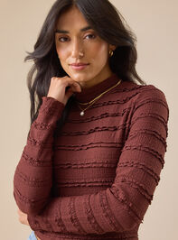Helena Lace Fitted Top Detail 3 - TULLABEE