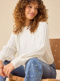 Nola Ribbed Cropped Sweater - TULLABEE