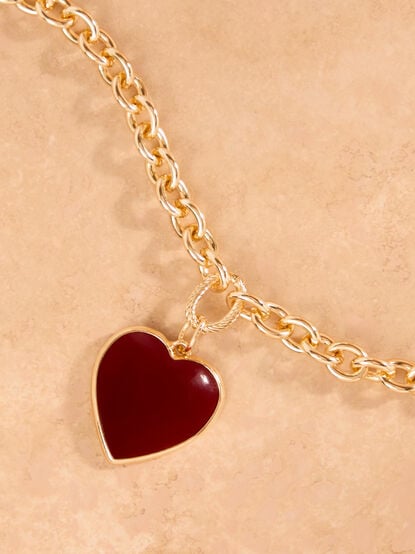 Heart Pendant Necklace - TULLABEE