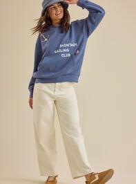 Montauck Sailing Hoodie Detail 3 - TULLABEE