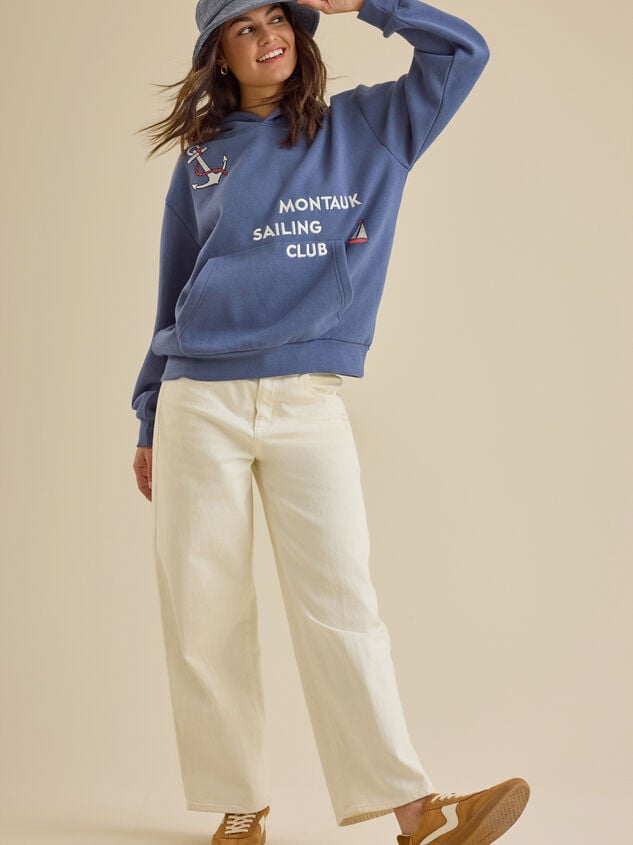 Montauck Sailing Hoodie Detail 3 - TULLABEE