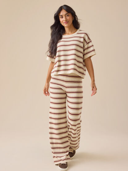 Roxy Stripe Mama Top by Rylee + Cru - TULLABEE