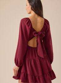 Jojo Tiered Mini Dress Detail 4 - TULLABEE