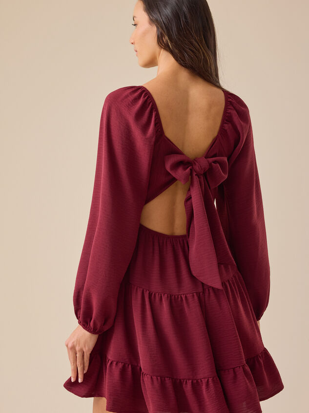 Jojo Tiered Mini Dress Detail 4 - TULLABEE