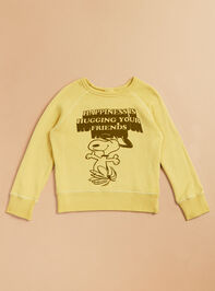 Snoopy Hug Your Friends Graphic Pullover - TULLABEE