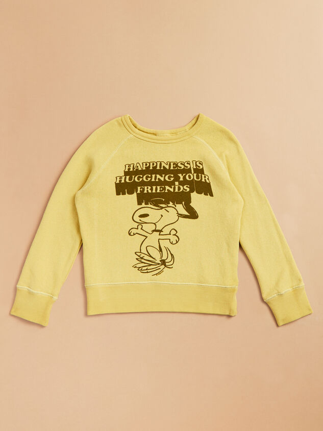 Snoopy Hug Your Friends Graphic Pullover - TULLABEE