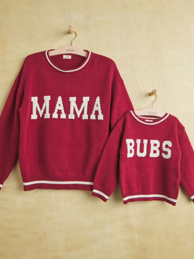 Bubs Collegiate Sweater Detail 3 - TULLABEE