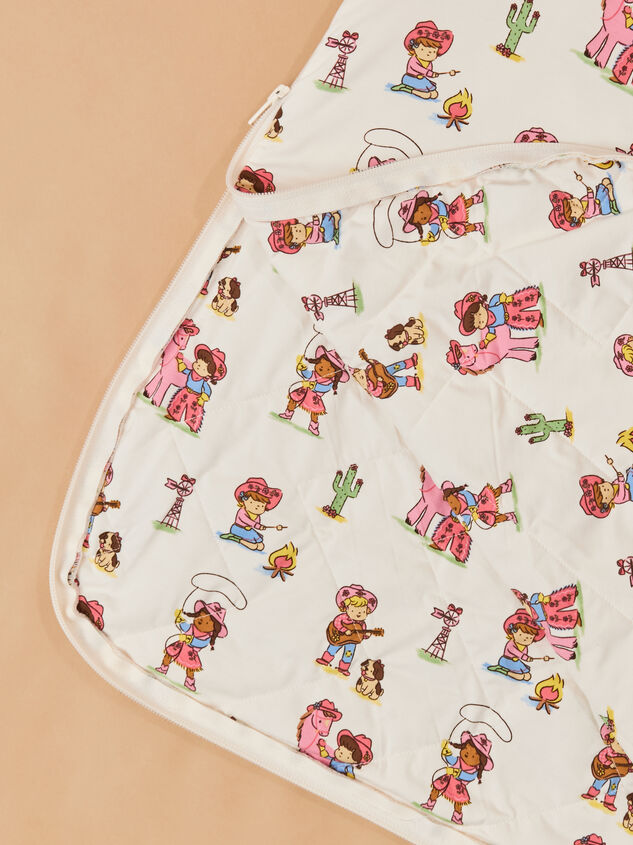 Vintage Cowgirl Sleep Bag Detail 4 - TULLABEE