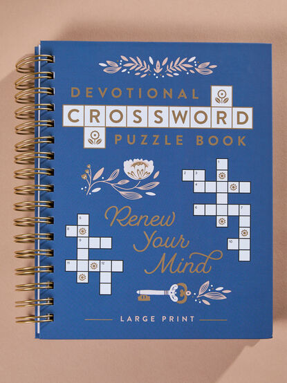Renew Your Mind Devotional Crossword Puzzle Book - TULLABEE