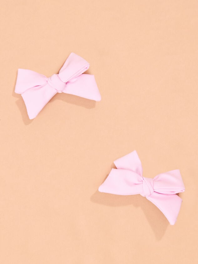Rose Big Bow Clips - TULLABEE