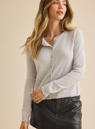 Evanna Button Up Cardigan Detail 4 - TULLABEE