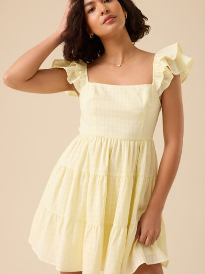 Dahlia Tiered Mini Dress - TULLABEE