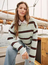 Faye Stripe Sweater - TULLABEE
