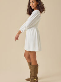 Bennett Mini Dress Detail 4 - TULLABEE