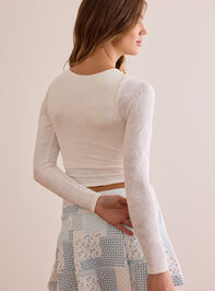 Active Bloom Fitted Top Detail 5 - TULLABEE