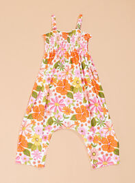 Lacy Boho Beachy Floral Jumpsuit - TULLABEE