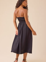 Serena Strapless Midi Dress Detail 4 - TULLABEE