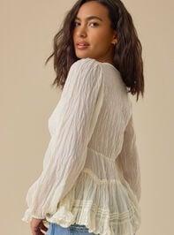 Arden Boho Babydoll Top Detail 5 - TULLABEE