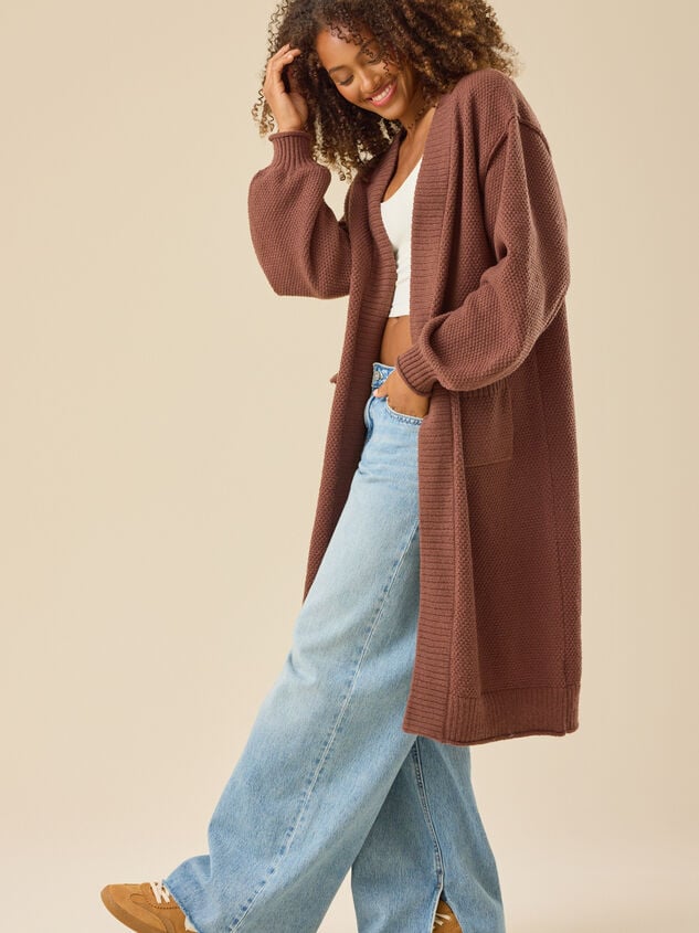 Alaia Textured Duster Detail 4 - TULLABEE